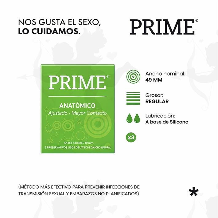 Cód: FP ANAT - Preservativo Prime Anatomico - $ 6000